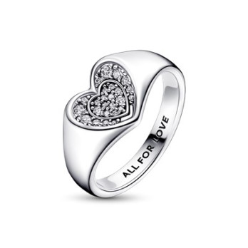 ANEL SIGNET RADIANT HEART PANDORA