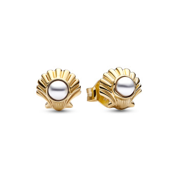 Brincos Pandora Disney Little Mermaid Seashell