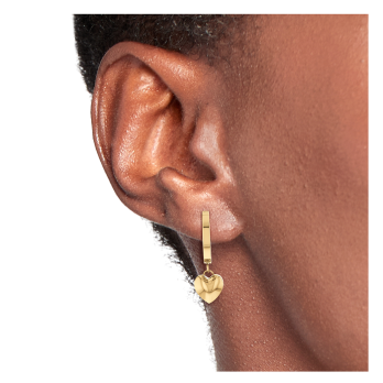 Brincos Hanging Heart Tommy Hilfiger