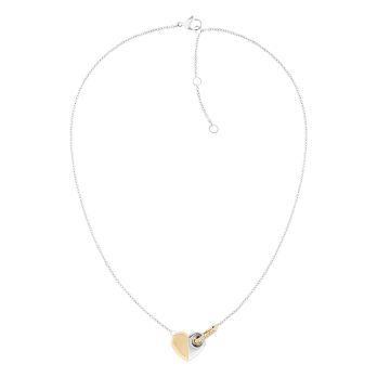 Colar Coração Bicolor Tommy Hilfiger