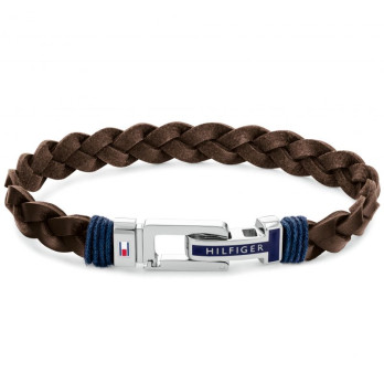PULSEIRA TRANÇADA CASTANHO TOMMY HILFIGER