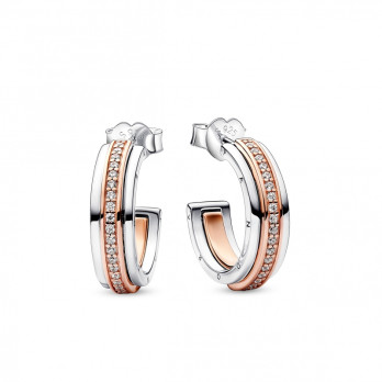 Argolas Snake Chain Pandora 14K