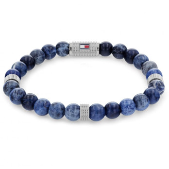 PULSEIRA TOMMY HILFIGER BEADED STONE BLUE