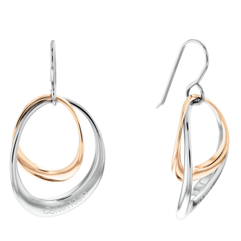 BRINCOS CK JEWELRY WARPED BICOLOR
