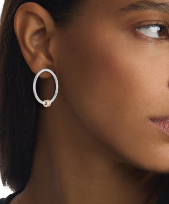 Brincos Duality Calvin Klein