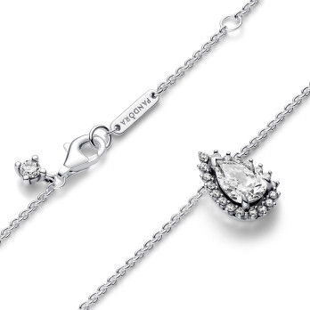 Colar Sparkling Pear Halo Pandora