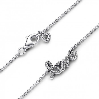 Colar Handwritten Love Collier Pandora