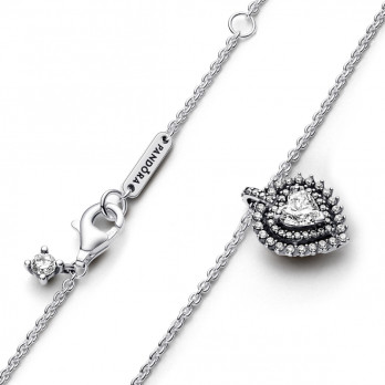 Colar Sparkling Heart Pandora