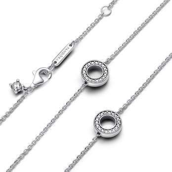 Colar Pavé Circles Pandora