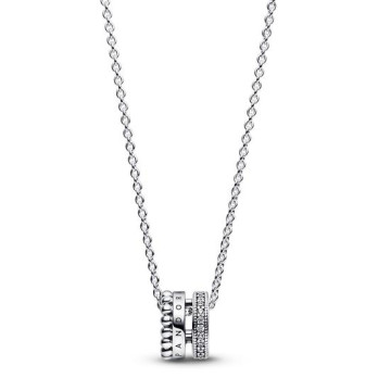 COLAR SIGNATURE PAVÉ & BEADS PANDORA