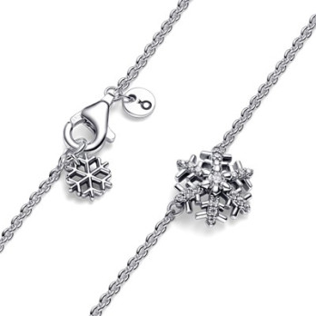 COLAR SPARKLING SNOWFLAKE PANDORA