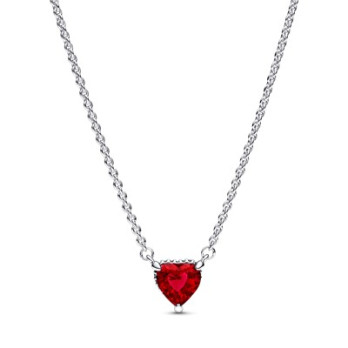 COLAR SPARKLING HEART HALO PANDORA