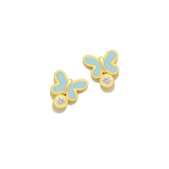 Brincos Borboleta Azul Agatha Ruiz de La Prada