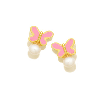 Brincos Borboleta Rosa Agatha Ruiz de La Prada