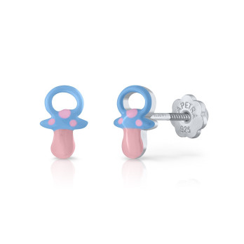 Brincos La Petra Chupeta Azul