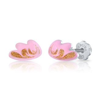 Brincos La Petra Asas Rosa