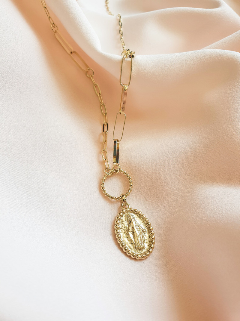 COLAR ELOS MEDALHA SANTA