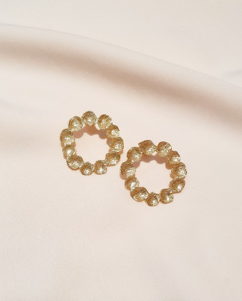 BRINCOS STEPH PRATA DOURADA